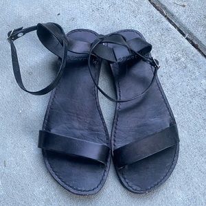 3/$20 By James all leather sandals